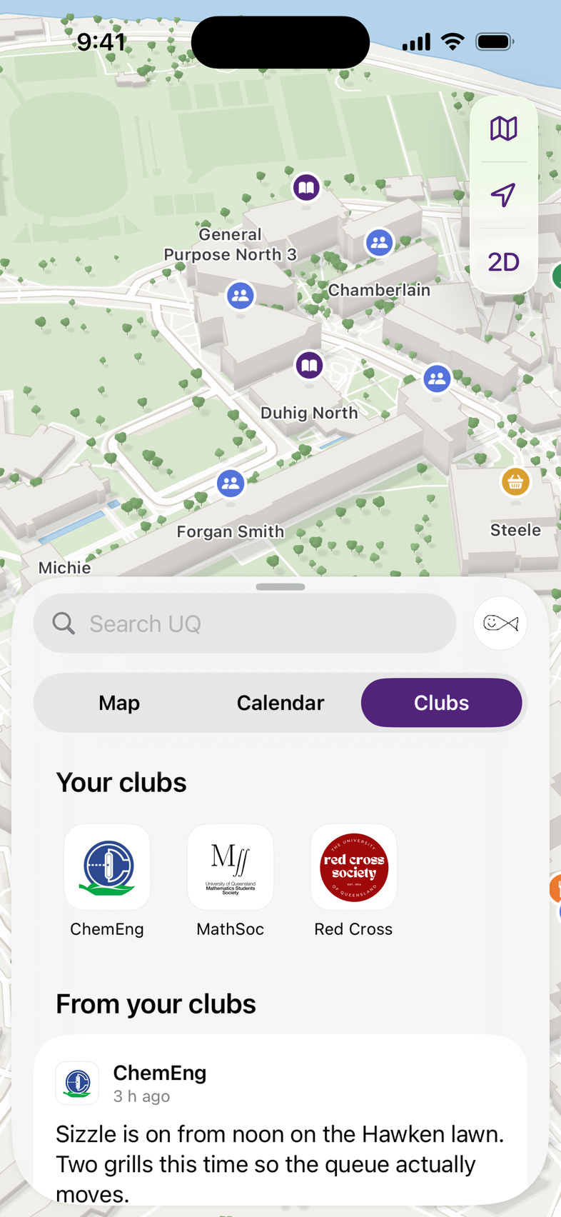 The clubs you’ve joined and their latest posts.